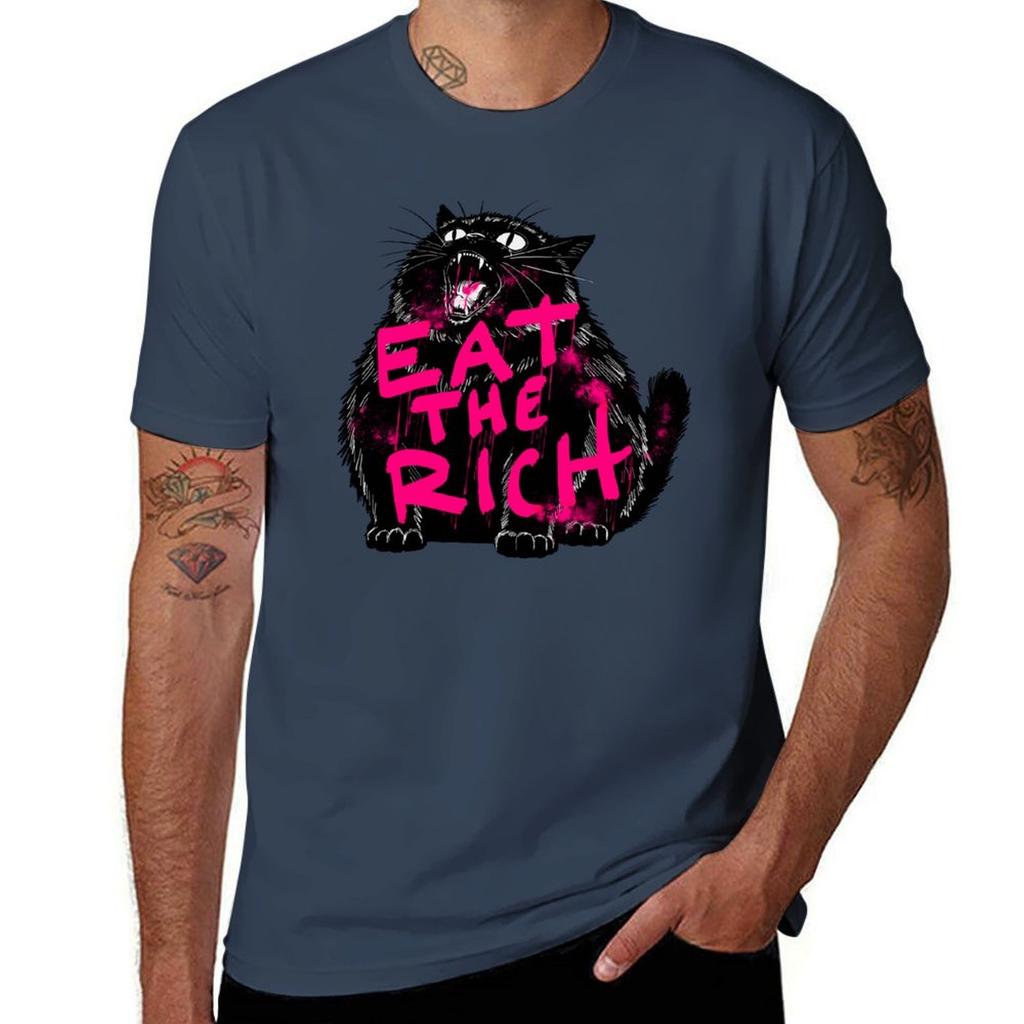 Eat The Rich Tshirt Athletic Fit Sports Short Sleeve Top Tshirt