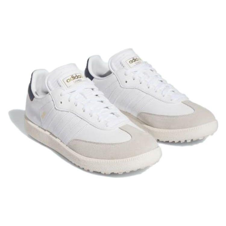 Adidas Samba Spikeless Golf White Collegiate Navy Unisex кроссовки Cloud-White Off-White IE4870