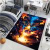1PC Classic Japanese Charizard Pattern Cartoon Carpets Living Room Bedroom Bedside Floor Mat Area Rug Home Decor Gifts Potdemiel