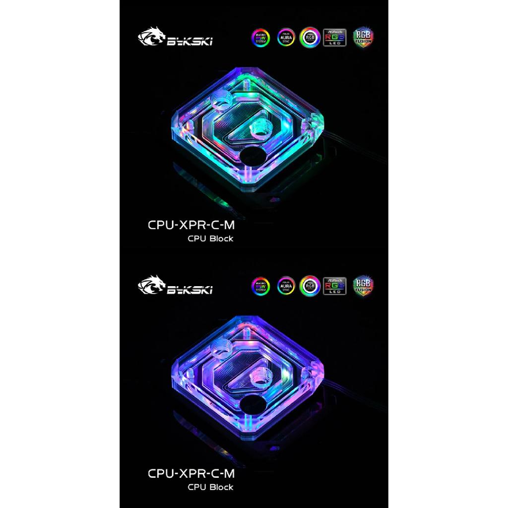 Bykski Водоблок для процессора CPU Block Cooler Для AMD Ryzen 9/7/5 AM5,AM4,AM3 Процессора,CPU-XPR-C-M