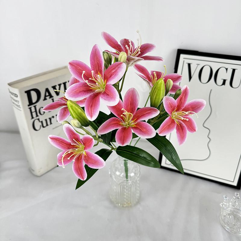 Lily Blossom Lifelike Arrangements For Wedding Venue Decor And Photography Props