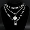 3 шт./комплект Ожерелья с подвесками-портретами на монетах для женщин Винтажный Готический Барокко Жемчуг Золотой Цвет Набор Ожерелий Новые Эстетичные Украшения 2025