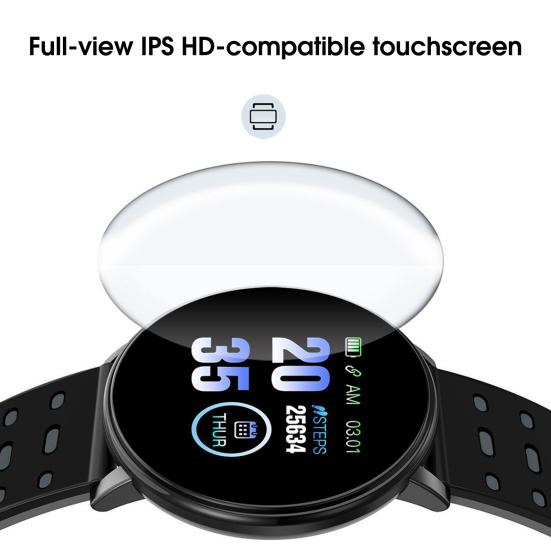 Умные часы 119 Plus Многофункциональный мониторинг здоровья Водонепроницаемые Модные Спортивные Монитор сердечного ритма Умные часы для бега