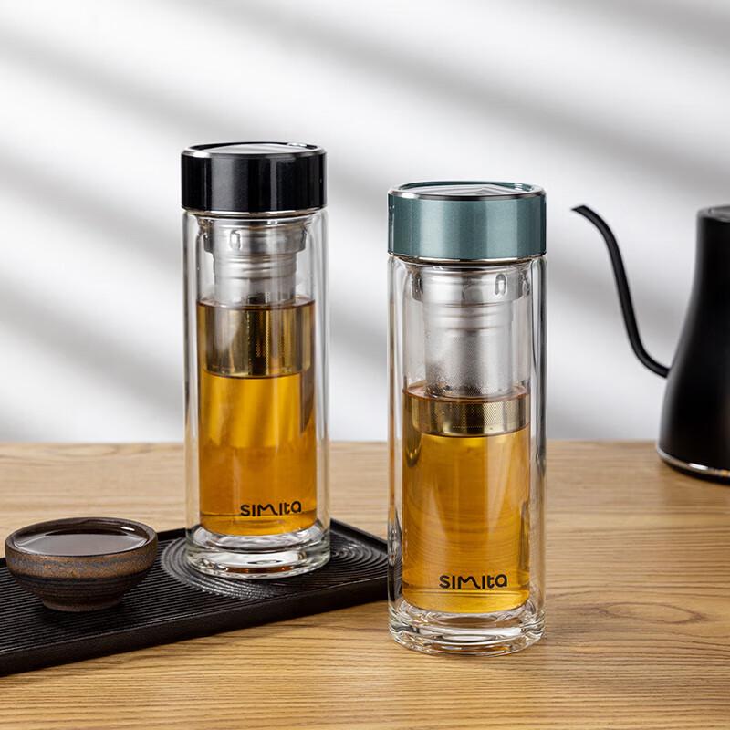 Schmidt Double-Wall Tea Infuser Glass