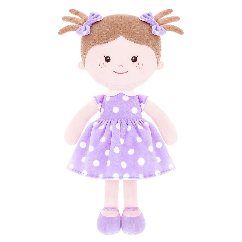 Мягкая кукла Baby Girl Gifts Milly Polka Dot Series для первого дня рождения ребенка 30 см