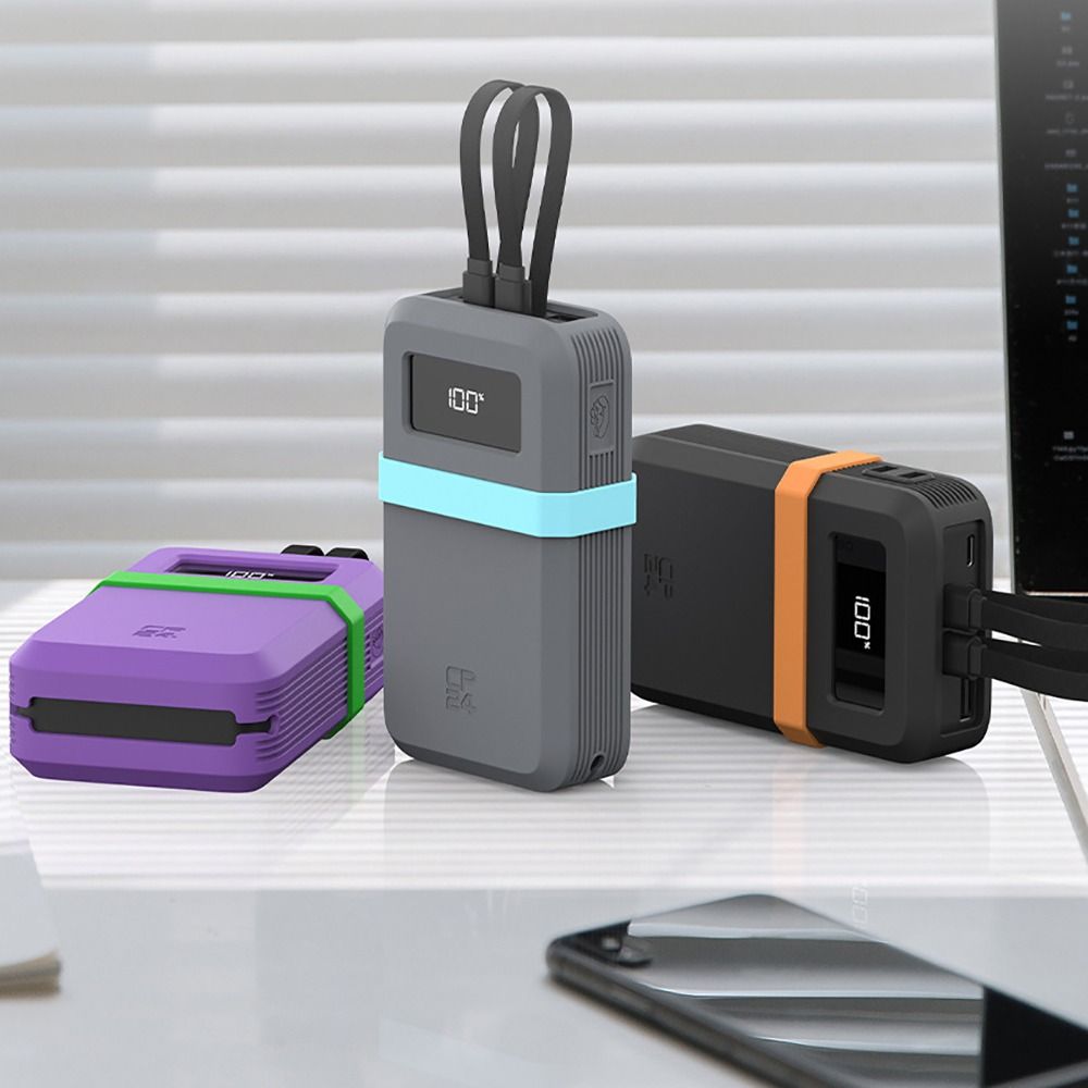 Dustproof Protective Case Solid Color Carrying Case for CUKTECH CP24 20000mAh Power Bank 40W Travel