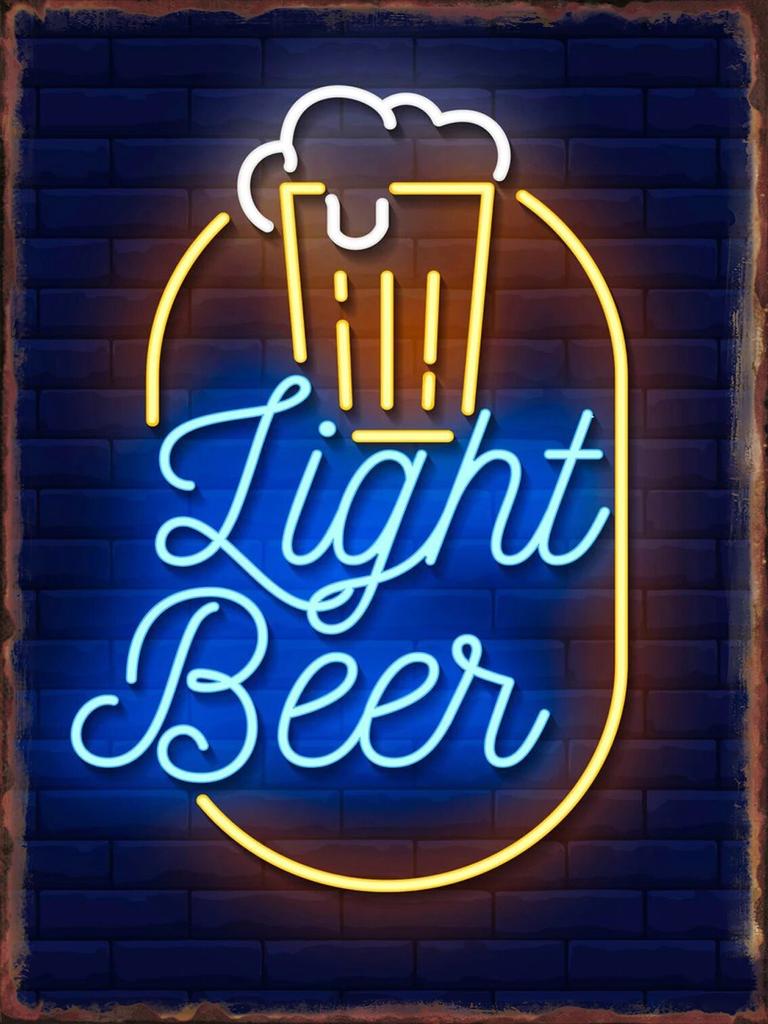 Neon Beer Bar Poster Metal Signs for Pub Home Bedroom Decor Tin Sign Decorative Plaques Painting Wall Aesthetical Decoration