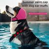 Pet Dog Ear Muffs - Summer Swimming Waterproof Headgear Noise Reduction & Soundproofing Anti-Fright Emotional Calming Headgear
