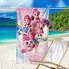 1pc Catch Teenieping Magic Sweethear (4) Beach Towel, Beach and Seaside Swimming Pool Equipment, Fashion Pattern, Rectangular, Travel Essentials