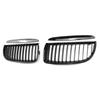 Car Front Grille Racing GrillFor BMW 3 Series E90 E91 323I 328I 335I 330I 325I 2005-2008 Single Gloss Black Grille