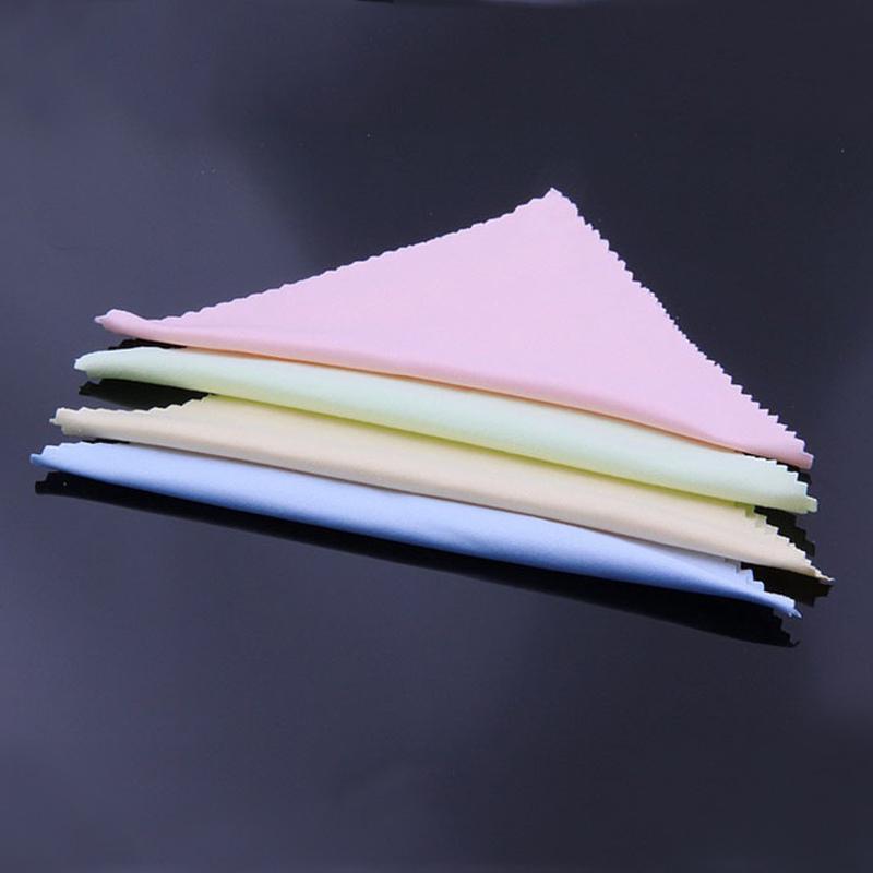 Glasses Random Color Sunglasses Oversized Wiping Cloth Mirrored Promotional Flat Cotton 13cm*13cm Metal Lens High Quality