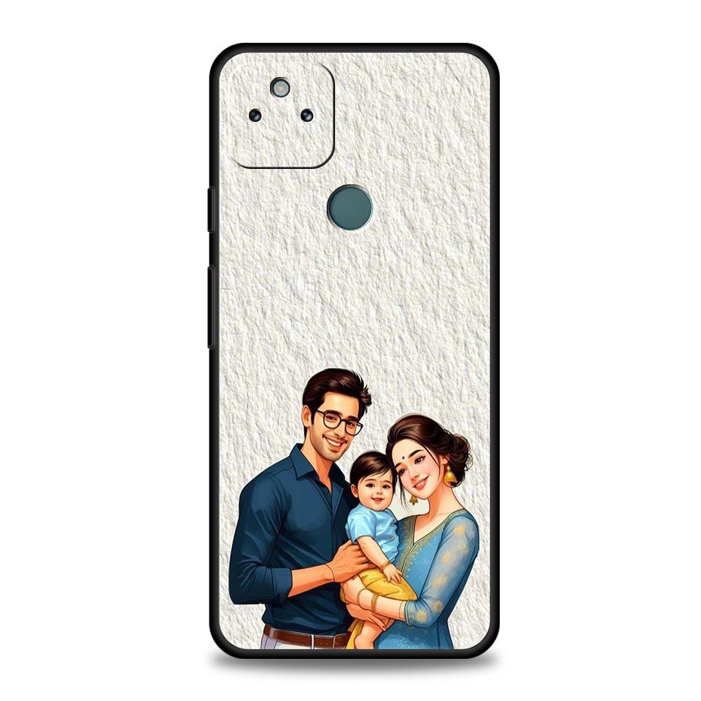 Чехол для телефона "Семья из трех человек" для Google Pixel 10 9 8 7 6 9A 8A 7A 6A Pro Ударопрочный Мягкий ТПУ 10 Pro XL Чехол Fundas Capas
