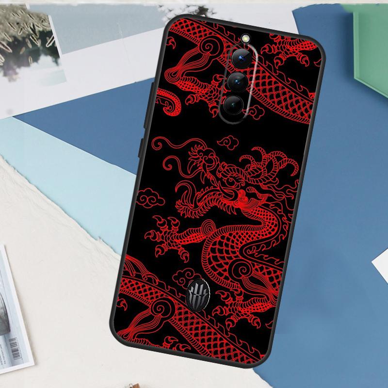 Чехол DRAGON TATTOO JAPANESE для ZTE Nubia Red Magic 8S 9S 10S 10 9 8 11 Pro Plus 6 7 6S 7S Pro 5G 6R 10 Air