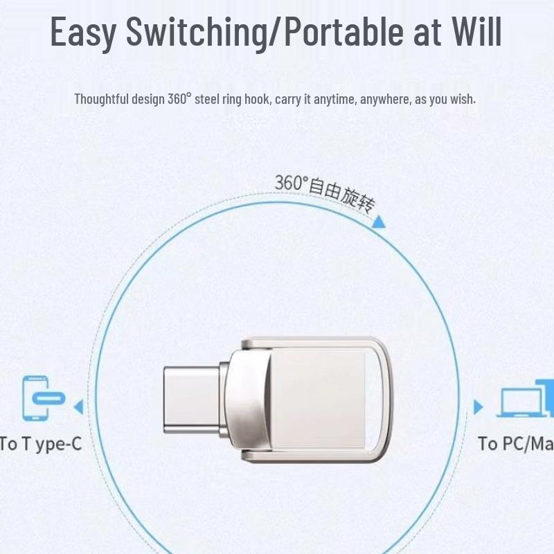 OLOEY USB-накопитель 2-в-1 для телефонов и компьютеров
