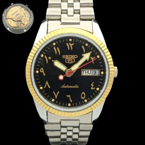 ВОССТАНОВЛЕННЫЕ МУЖСКИЕ ЧАСЫ SEIKO 5 PRESIDENT AUTO JAPAN С ПРОЗРАЧНОЙ ЗАДНЕЙ КРЫШКОЙ a305164-2