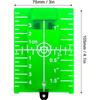Laser Target Magnetic Floor Target Plate with Bracket, Standard Accessory Suitable for Beam Laser Level, Enhanced Laser Line