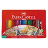 Цветные карандаши плоские баночки 48 цветов набор Faber-Castell на масляной основе TFC-CP/48C