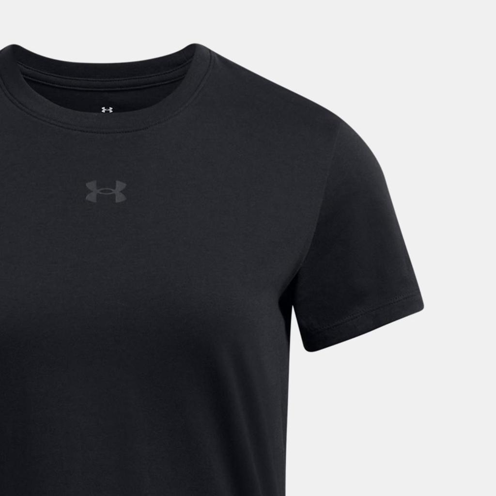 Under Armour Удобная Модная Универсальная Модная Обычная Рубашка-поло Женские топы Черный 1387316-001