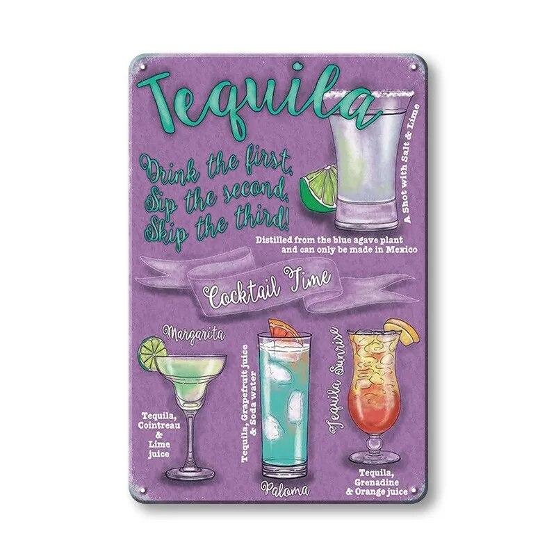 Винтажные постеры, жестяные вывески для коктейлей, металлическая доска, пивная ретро-тарелка, декоративная железная картина для бара, паба, человек, пещерное искусство, Настенный декор