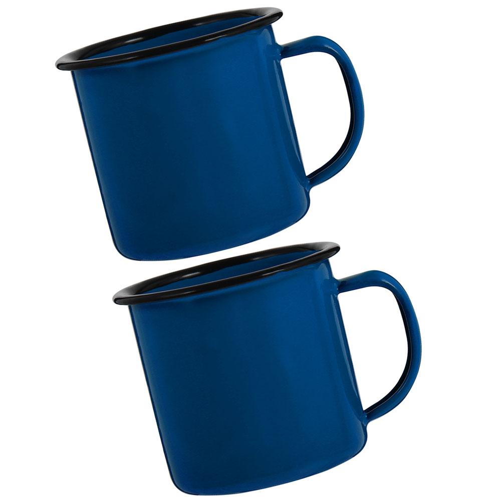 2 шт. Металлическая винтажная питьевая чашка Офисная прозрачная кружка Стаканы Эмалированные кружки Оптом Кемпинг Кофе Чай