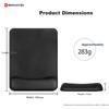 EXCO Leather Mouse Pad Wrist Rest Silicone Wrist Support Waterproof Leather Business Wrist Support Computer Office Desk Mat Large Wrist Pad 0530