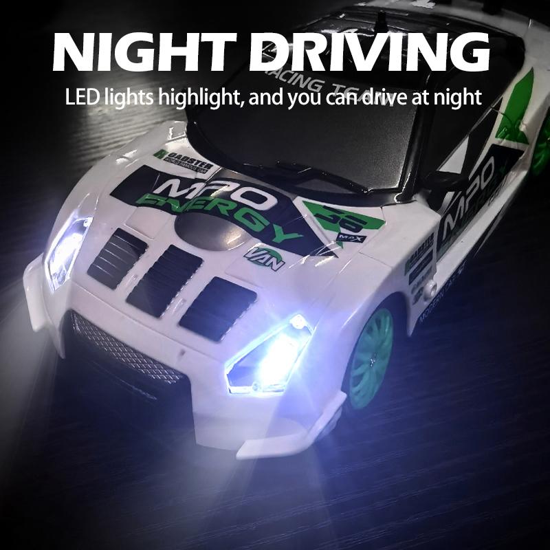 1/24 Высокоскоростной RC Дрифт Автомобиль Машинки Сменная Шина 4WD GTR Соревновательный Гоночный Автомобиль Модель Автомобиль на Пульте Управления Игрушка для Мальчика Подарок
