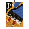 Frameless Jazz Festival Guitar Cello Piano Music Wall Art Canvas Painting Nordic Posters and Prints Wall Pictures for Living Roo