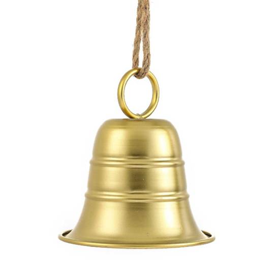 Деревенский Металлический Рождественский Колокольчик Большой Красный Зеленый Золотой Колокольчик Джингл Рождественская Елка Подвесной Декор Винтажный Ручной Работы Музыка Ветра для Елки Венка Дверного Декора