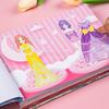 1 книга Красивое платье принцессы Наклейки для девочек 0-3-6 лет Наряди платье Наклейки Раскраска Детское раннее развитие Пазл