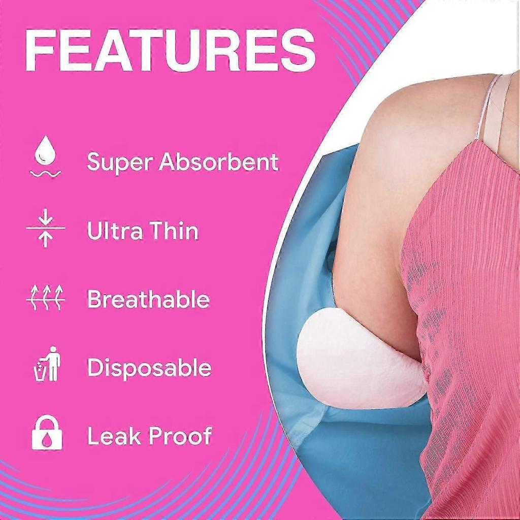 80-Pack Underarm Sweat Pads - Underarm Sweat Pads for Men and Women - Guards for Hyperhidrosis Treatment, Hyperhidrosis Control and Sweating - Sweat G