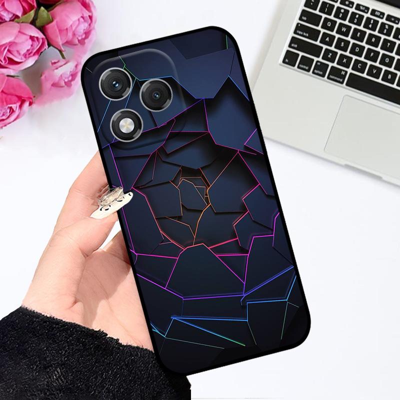 Для Honor 400 Lite 5G Мягкий чехол для телефона ABR-NX1 Мультяшная печать Силиконовый ТПУ Задняя крышка Чехол-бампер Для Honor 200 Lite Защитные чехлы