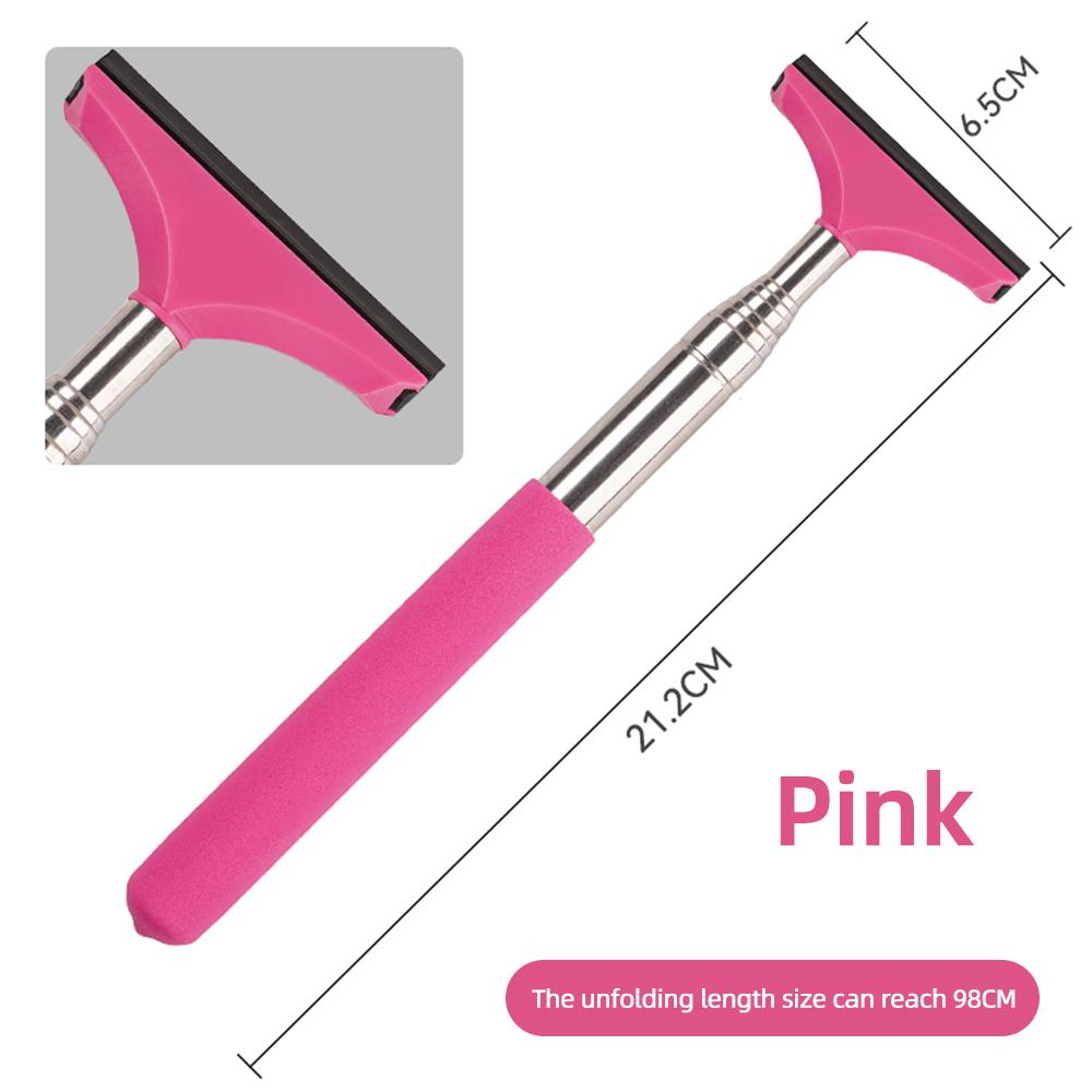 Автомобильный стеклоочиститель для зеркала заднего вида, портативный телескопический автомобильный скребок для очистки стекол, длинная ручка, очиститель тумана для стекла, инструмент для удаления воды, инструмент для чистки автомобиля