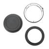 58mm Macro Reverse Adapter Ring Rear Lens Mount Protection Ring and Cover for EF Mount 58mm Filter