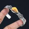 Sterling Silver Maligano Jasper Gemstone Wedding Mother Birthday Bangle Jewelry