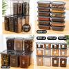 12 Pcs Food Storage Container, Noodle Box, Cereal Storage Container, Supply Jar