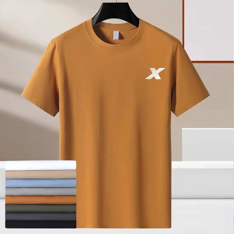 Breathable Loose Men's Cotton T-Shirt for Outdoor Sports, Perfect Fit for Fitness Exercise