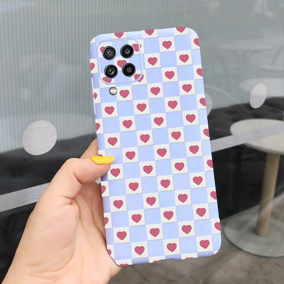 Чехол для Samsung M32 Силиконовая задняя крышка Чехол для телефона с цветами Для Samsung Galaxy M32 M12 M42 M52 A12 A22 A32 A42 A52 A72 5G Мягкий чехол