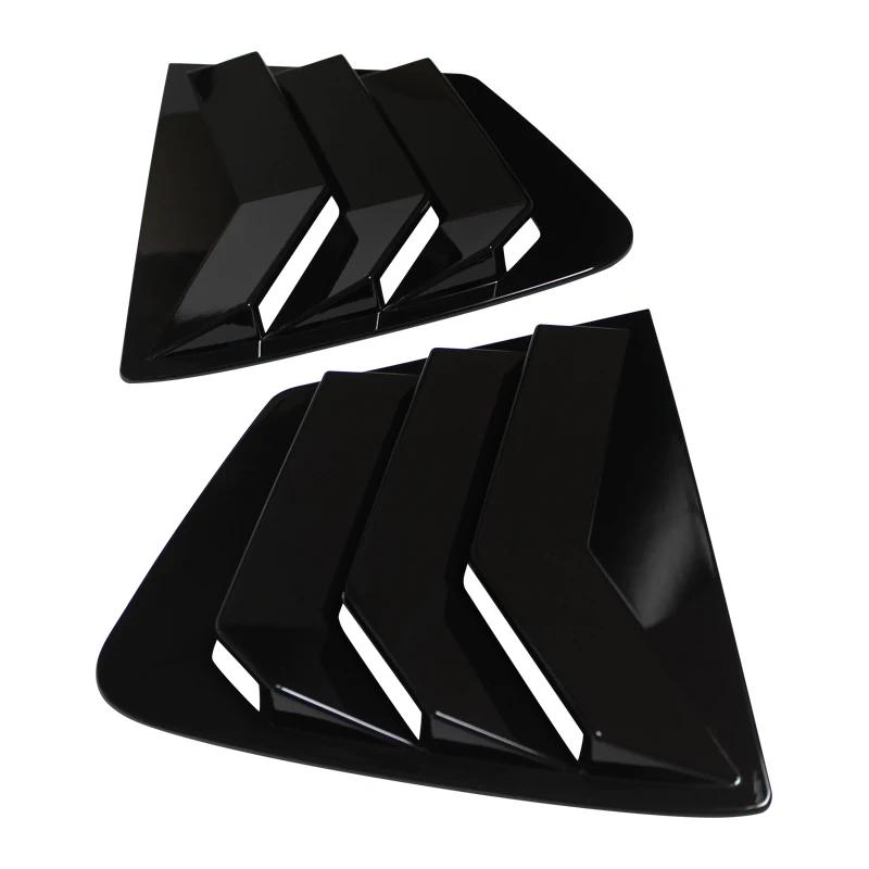 Для Honda Civic 9-го поколения 2011-2015 Sedan Задние боковые оконные жалюзи Воздуховоды Шторы Накладки Отделка Жалюзи Карбоновый стиль