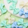 23.2*31mm 10Pcs Candy Color Cream Bow Acrylic Beads Charms DIY Bracelet Necklace Accessories for Jewelry Making