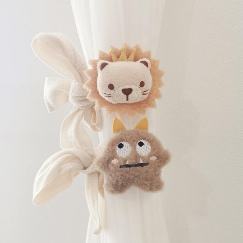 Curtain Tiebacks Curtain Holdbacks Curtain Ties with Cartoon Dolls Bedroom Curtain Tiebacks Curtain Rope Tiebacks