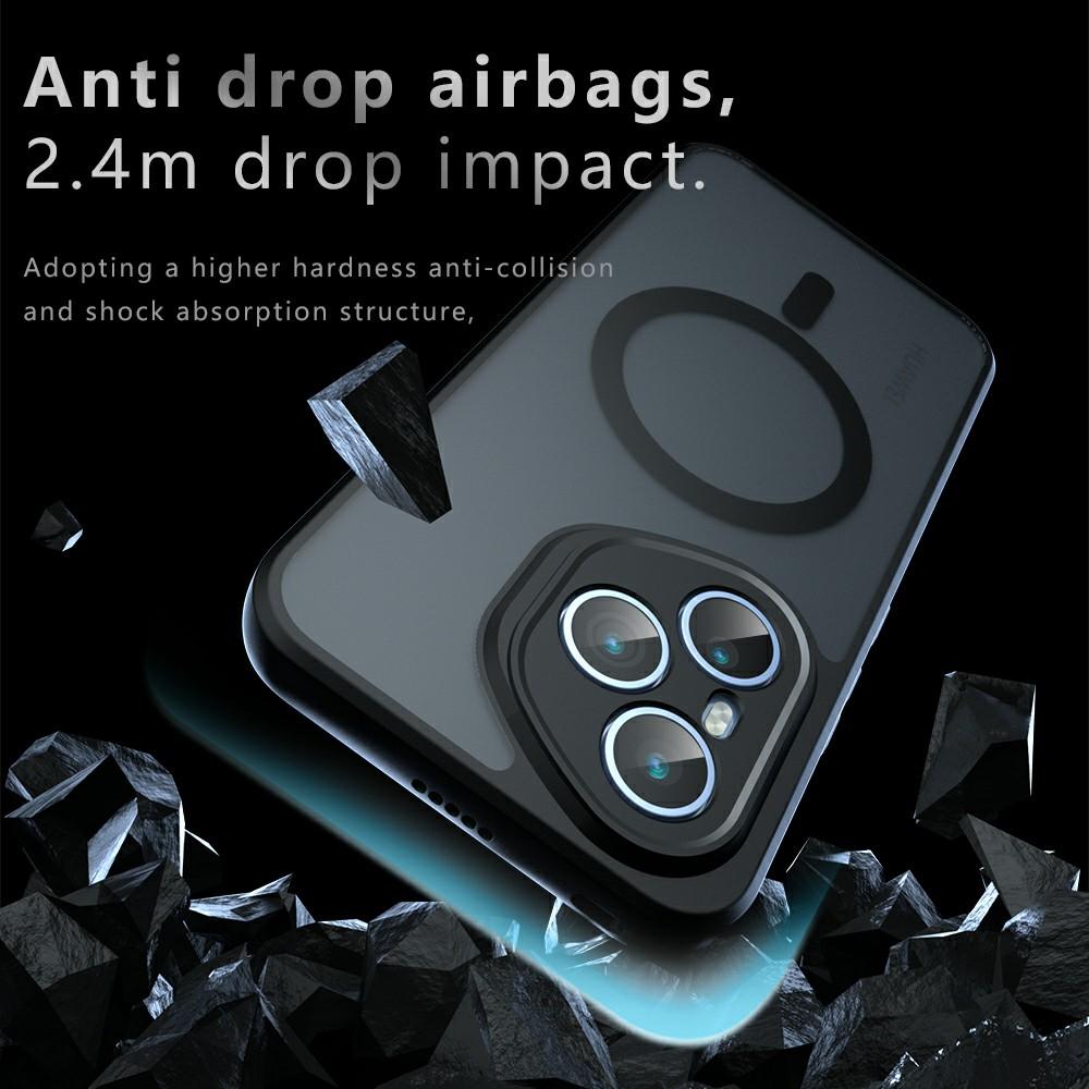 Для Honor 400 Pro 5G (Глобальный) Чехол, совместимый с MagSafe, матовая накладка для телефона из ТПУ+ПК
