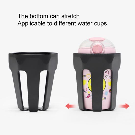 Держатель для стакана на руль велосипеда, держатель для напитков с регулируемым зажимом, легко устанавливается, детские бутылочки, держатель для бутылок с водой для колясок, велосипедов