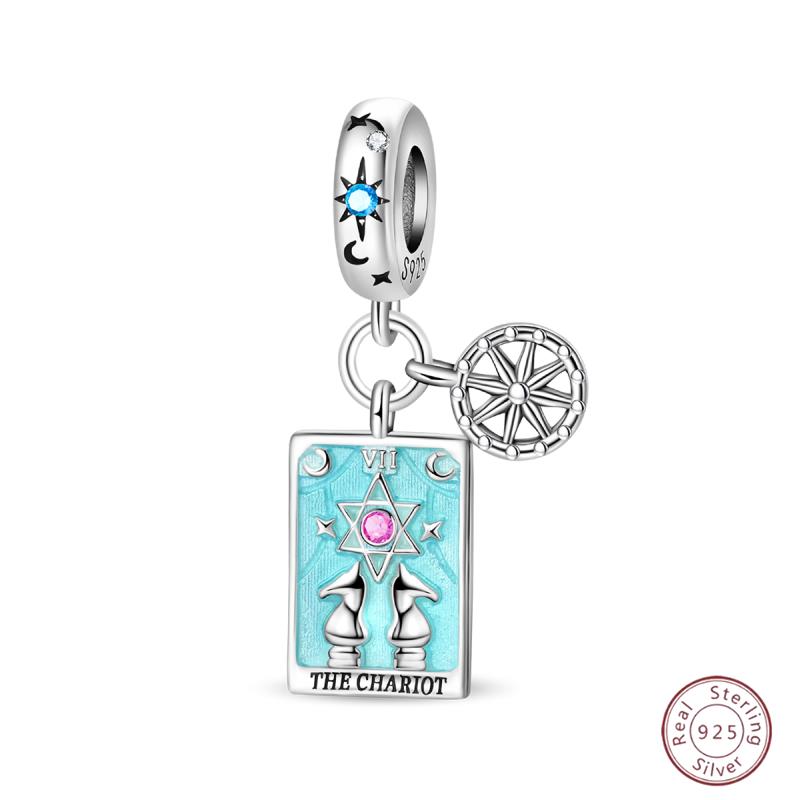 copper Charm Bead Charms Bead Charms Pendants Sun Moon Stars Magic Tarot Compatible With Authentic Bracelets Women Fine Jewellery Gift