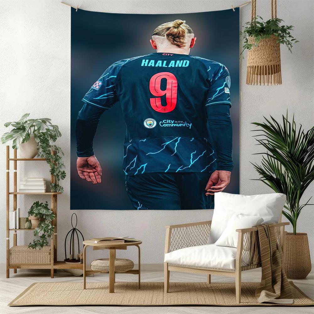 Haaland Theme Wall Decor Tapestry Art For Pet Memorial Birthdaywedding Party Backdrop Family Gift