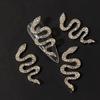 10Pcs/Set Lightweight Nail Charm Shiny Exquisite Snake Zodiac Metal Rhinestone