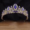 Барочные великолепные хрустальные свадебные тиары королевская королева невеста корона украшения для волос принцесса выпускной свадебный головной убор аксессуары