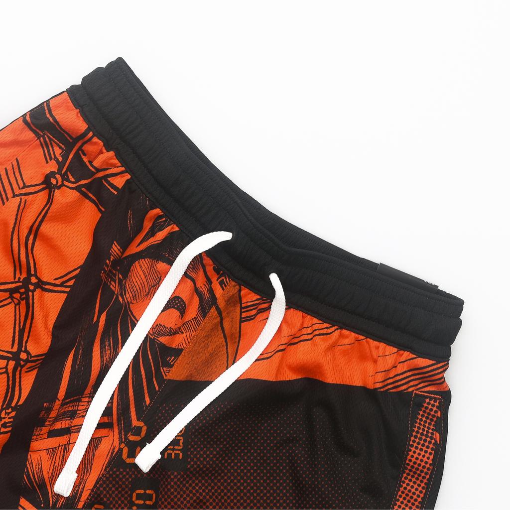 Nike Мужские баскетбольные шорты Dri-FIT Elite High School League Cartoon Edition, оранжевые CI9082-890