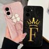 Для Xiaomi Poco M7 M5 M5S F4 F3 GT M4 M3 M2 Pro X2 X3 Модный чехол с узором короны и букв, матовый силиконовый противоударный чехол для телефона для Xiaomi, бампер