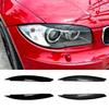 Для BMW 1 серии E81 E82 E87 E88 2004-2014 Накладки на фары "брови" Накладки на веки Декоративные накладки Модификация экстерьера Тюнинг Аксессуары Комплект обвеса