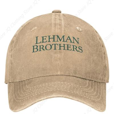 Повседневная бейсболка Lehman Brothers, летняя классическая кепка с буквенным принтом, солнцезащитная кепка для дальнобойщика, теннисные кепки для скейтбординга, хип-хопа, модные кепки